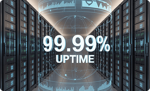 99.999% Uptime Server Guarantee